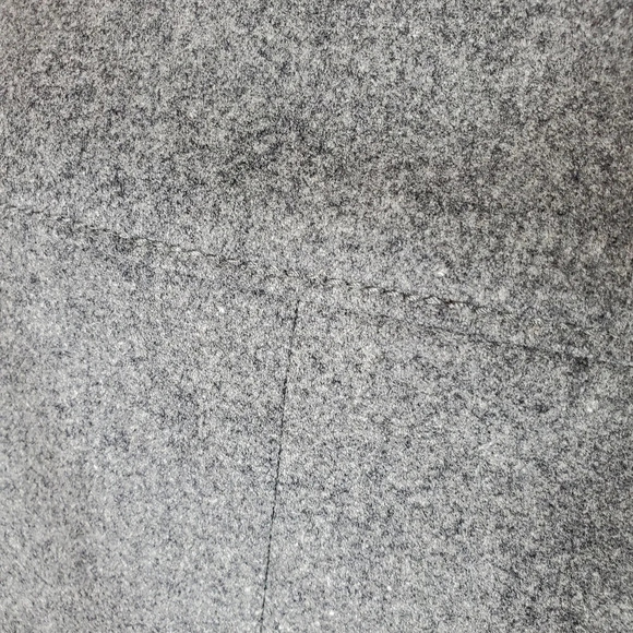 Vintage West German Wool  Jacket Charcoal Gray Button Front Lined Size 40 - Picture 9 of 14